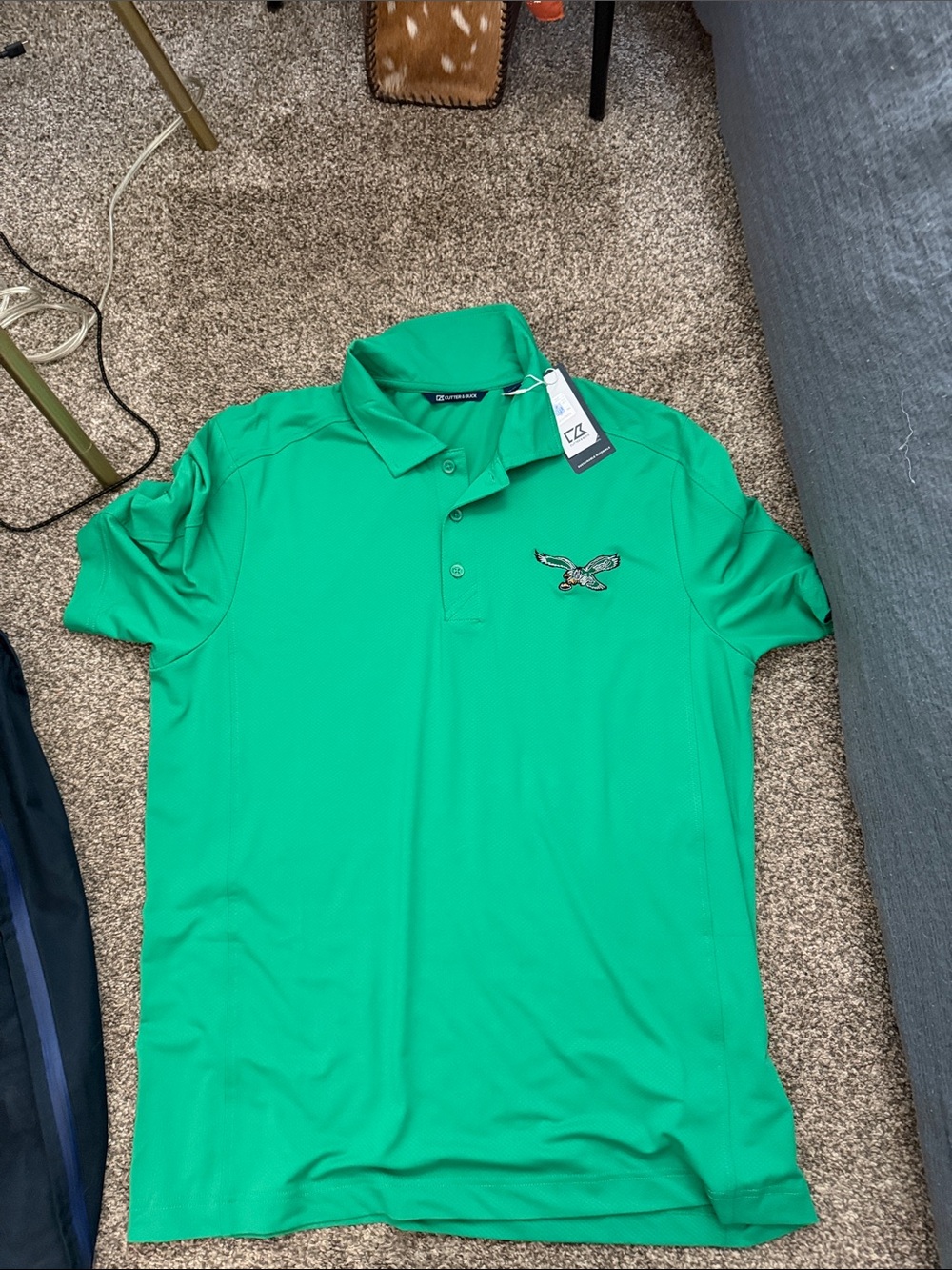 NWT: Philadelphia Eagles Cutter & Buck Golf Polo